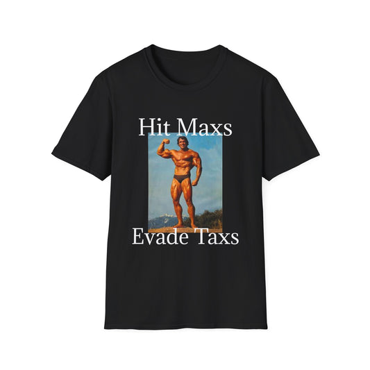 Hit maxs and evade taxs tee