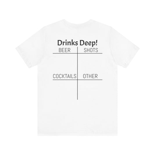 Drinks Deep Tee White