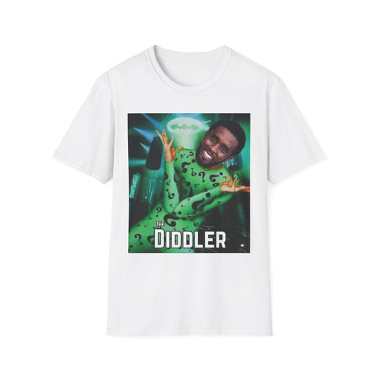 The Diddler Riddler Tee white