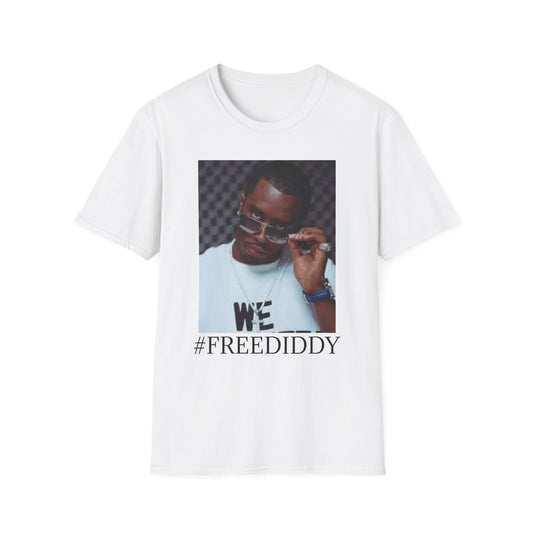 Free Diddy Tee White